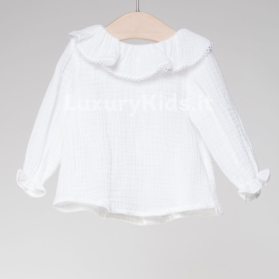 Completo  con culotte Neonata Bianco FINA EJERIQUE O18A1214 - Fina Ejerique - LuxuryKids