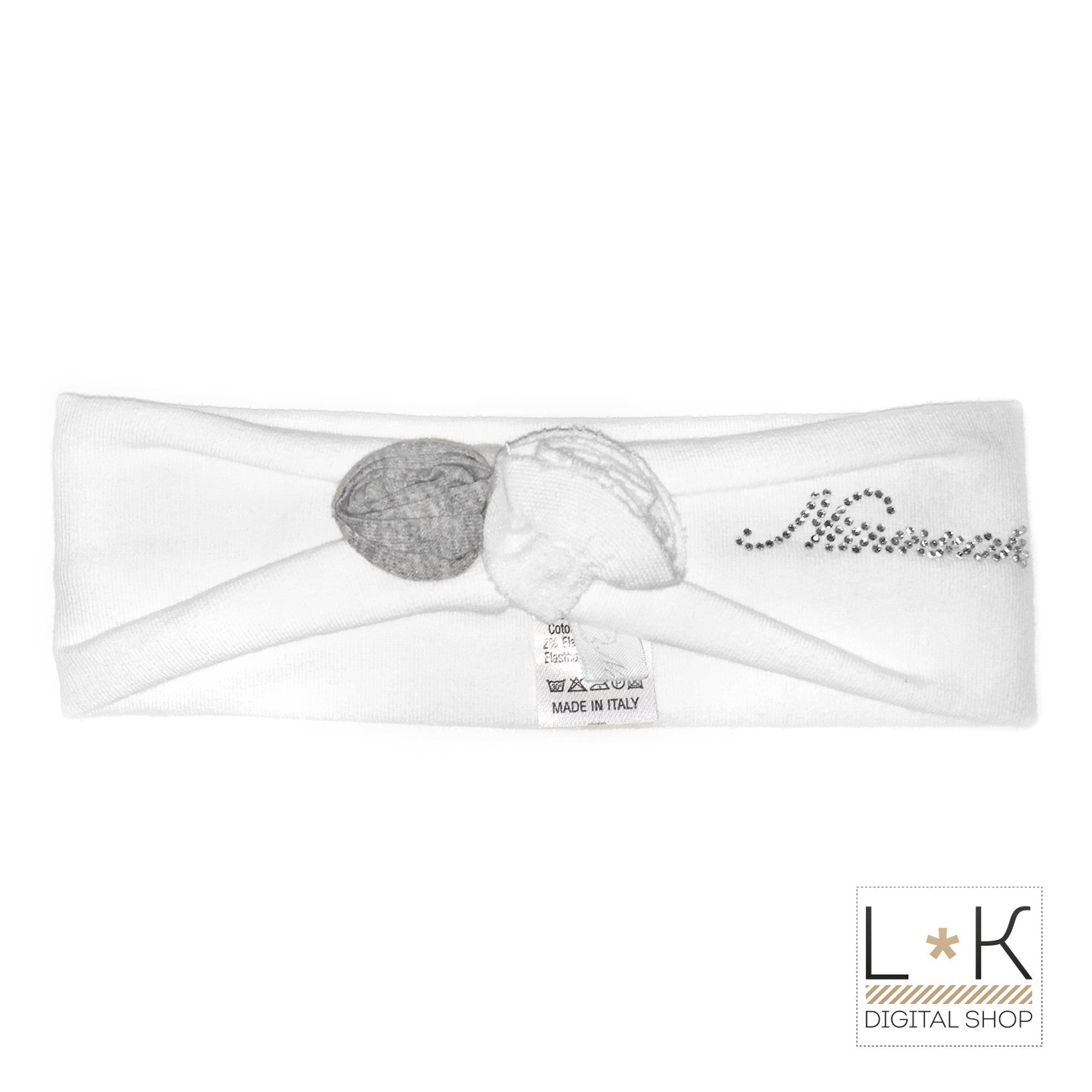 Fascia in Caldo Cotone Bianco Neonata Ninnaoh I1518 - NINNAOH - LuxuryKids