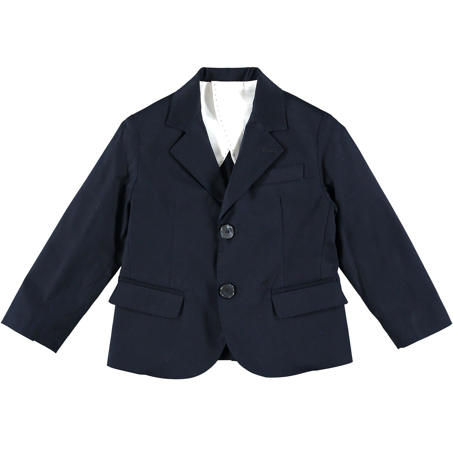 Giacca In Cotone Blu Notte Bambino MANUELL&FRANK MF6025B - MANUELL&FRANK - LuxuryKids