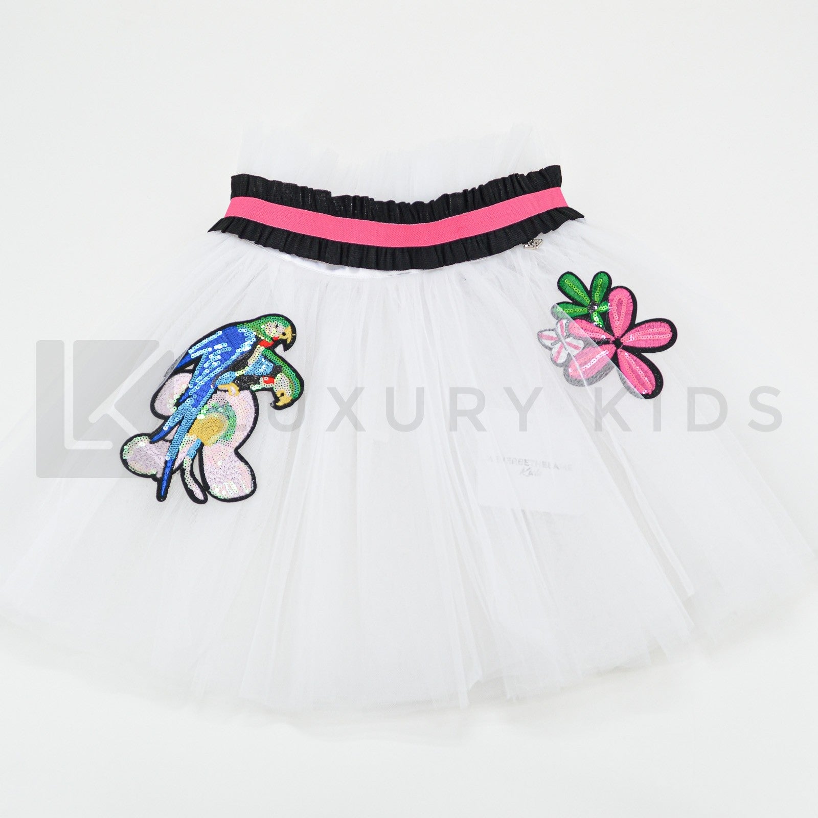 Gonna In Tulle Bianca Con Culotte Bambina NBTS 3200 - NBTS - LuxuryKids