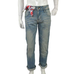 Jeans 5 Tasche Denim Bambino Fred Mello 8060 - FRED MELLO - LuxuryKids