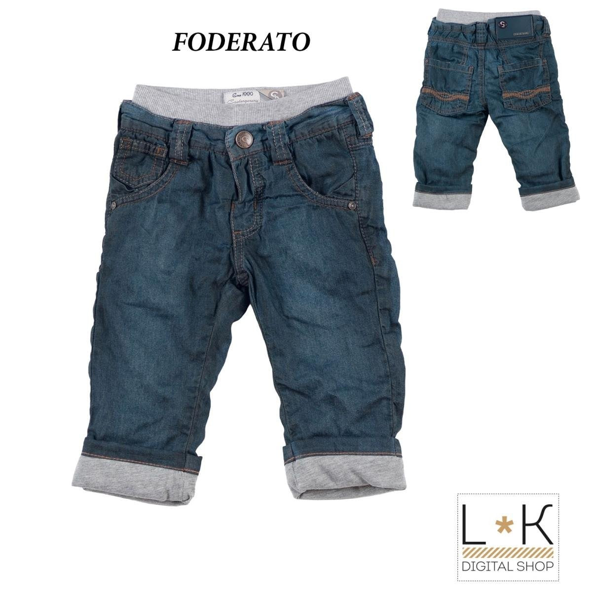 Jeans Con Elastico Comodo Neonato MINIBANDA F158-00 - MINIBANDA - LuxuryKids