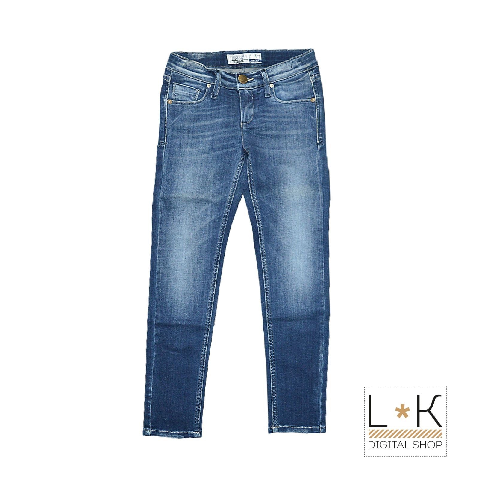 Jeans in Caldo Cotone co Paillettes Denim Bambina Take Two PO3847 - TAKE TWO - LuxuryKids