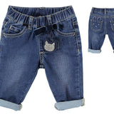 Jeans morbido neonata Minibanda K743 - MINIBANDA - LuxuryKids
