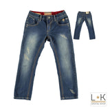 Jeans Slim Fit 5 Tasche Bambino Denim Sarabanda G368 - SARABANDA - LuxuryKids