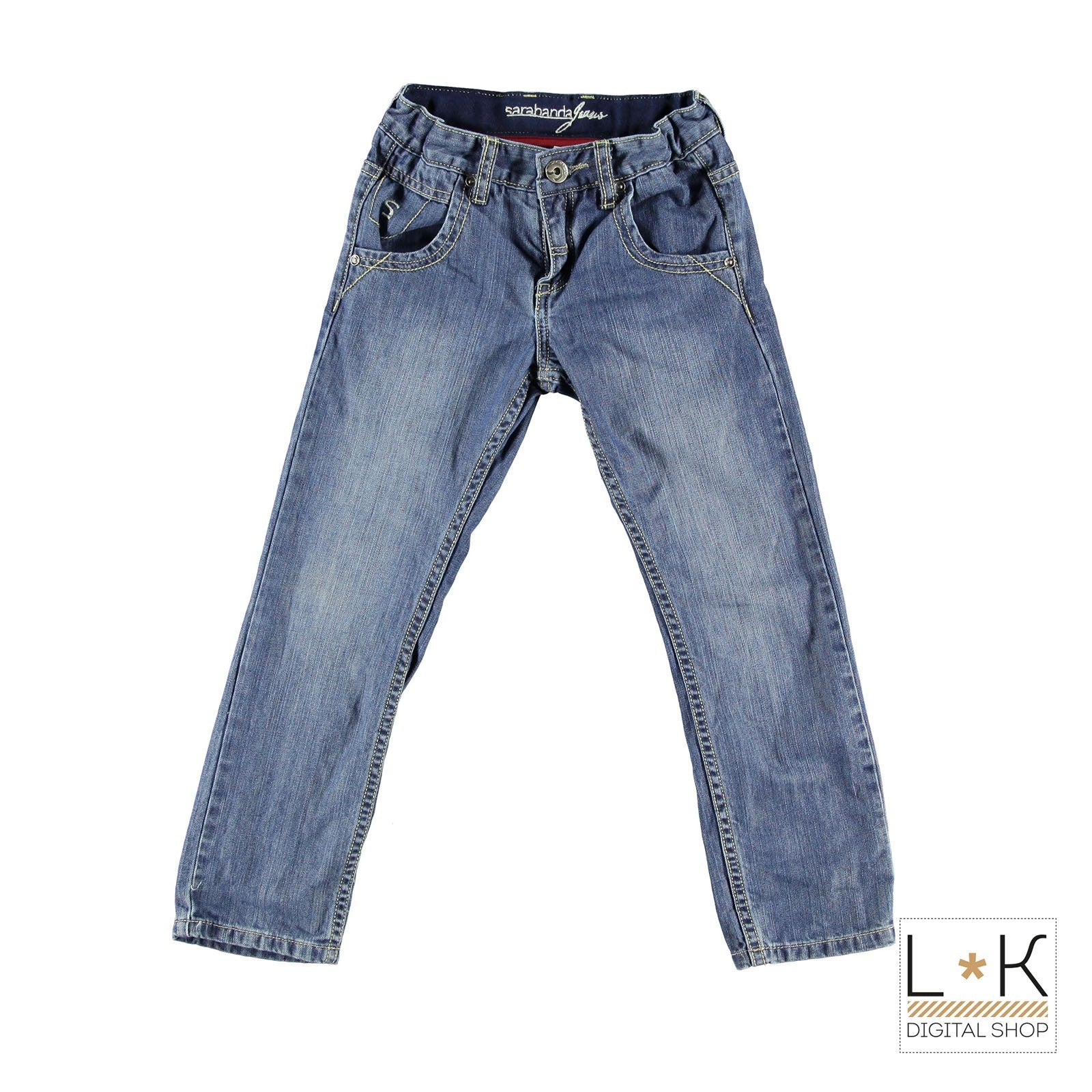 Jeans Slim Fit 5 Tasche Bambino Denim Sarabanda G372 - SARABANDA - LuxuryKids