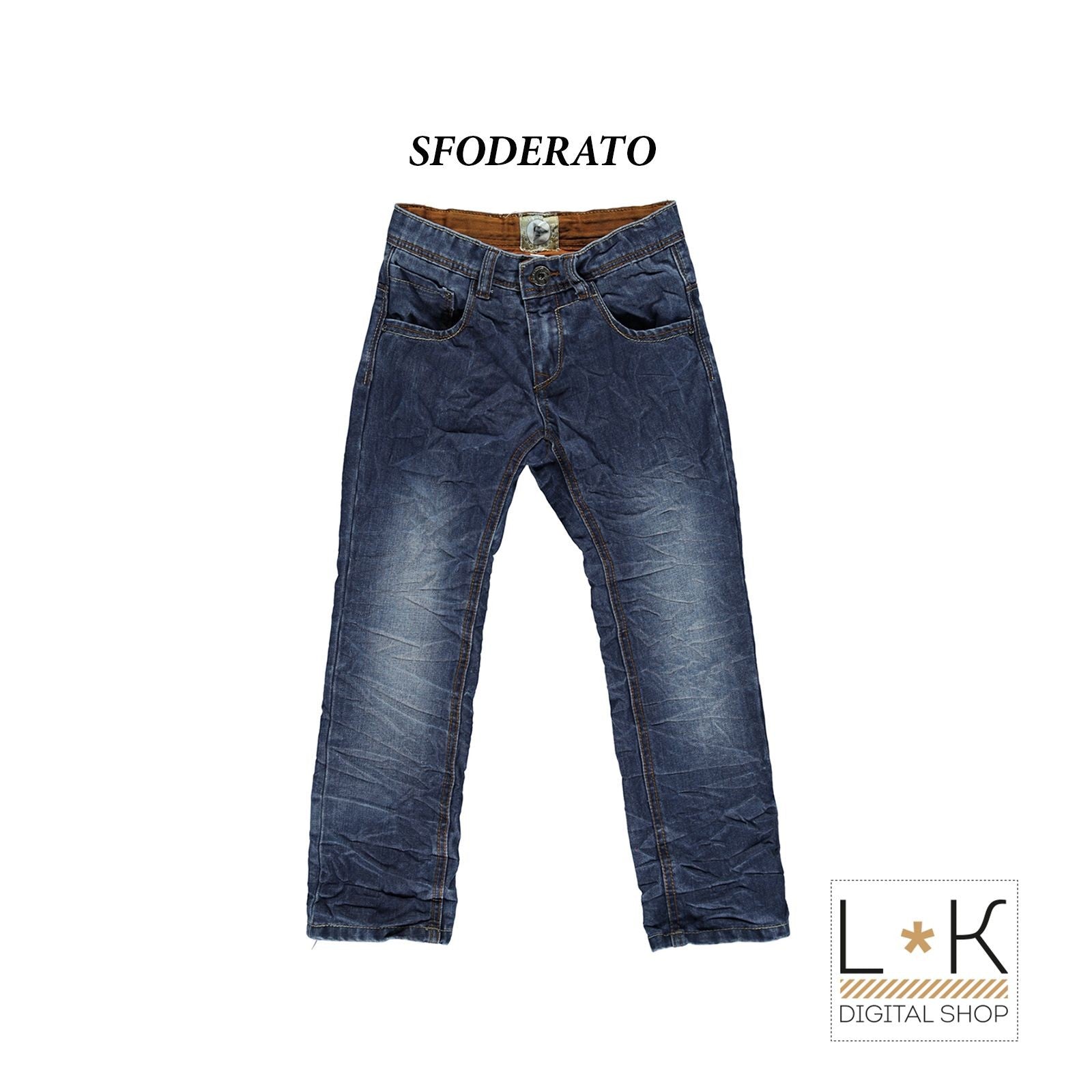 Jeans Slim Fit 5 Tasche Bambino Denim Sarabanda H891 - SARABANDA - LuxuryKids