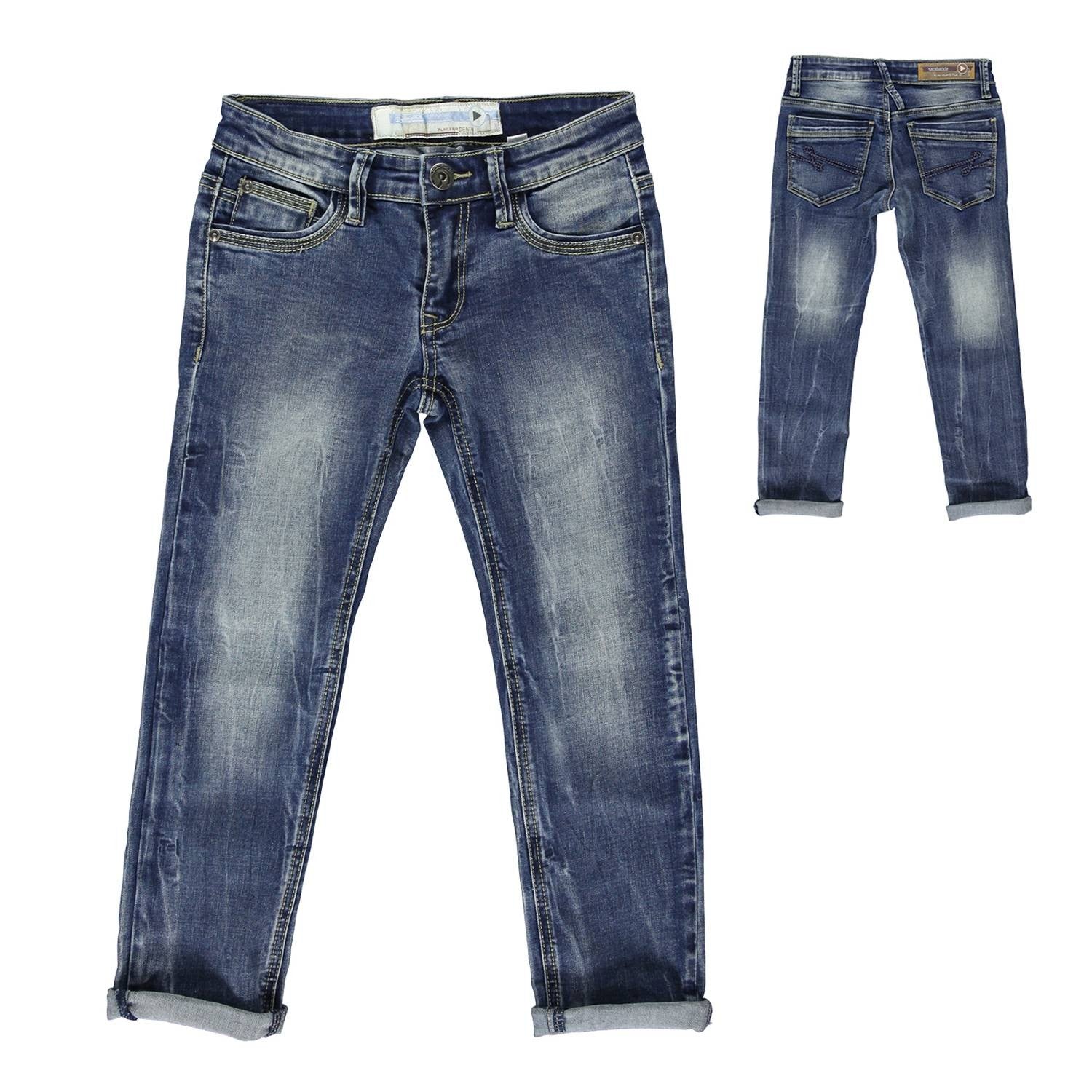 Jeans Slim Fit 5 Tasche Bambino Denim Sarabanda L827 - SARABANDA - LuxuryKids