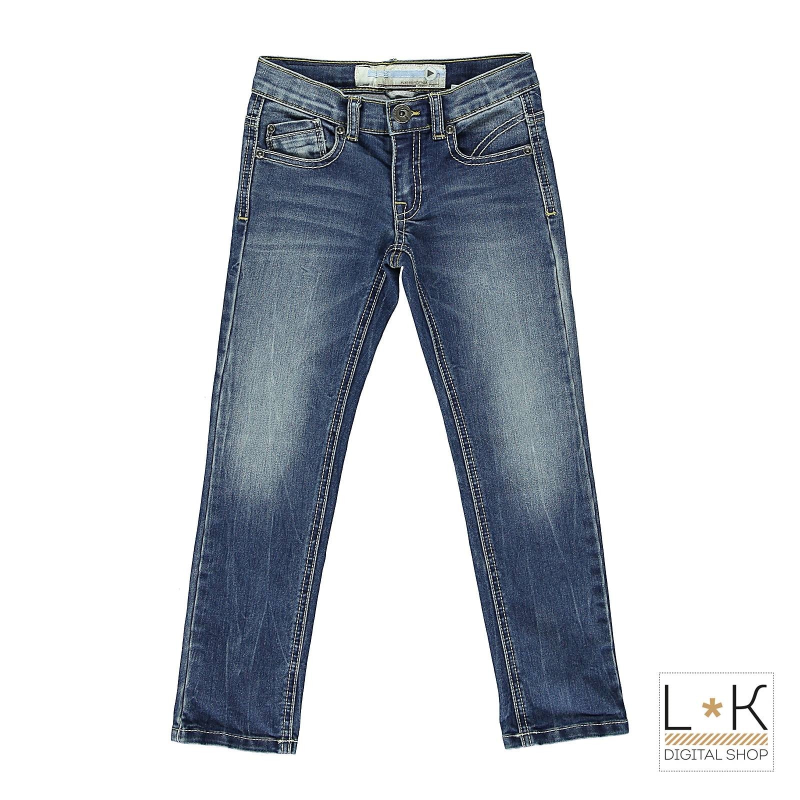 Jeans Slim Fit 5 Tasche Bambino Denim Sarabanda M807 - SARABANDA - LuxuryKids