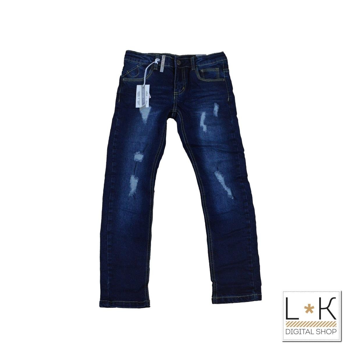 Jeans Slim Fit Casual Bambino Denim Sarabanda T366 - SARABANDA - LuxuryKids