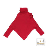 Maglioncino A Mantella Fuxia Bambina Sarabanda H404 - SARABANDA - LuxuryKids
