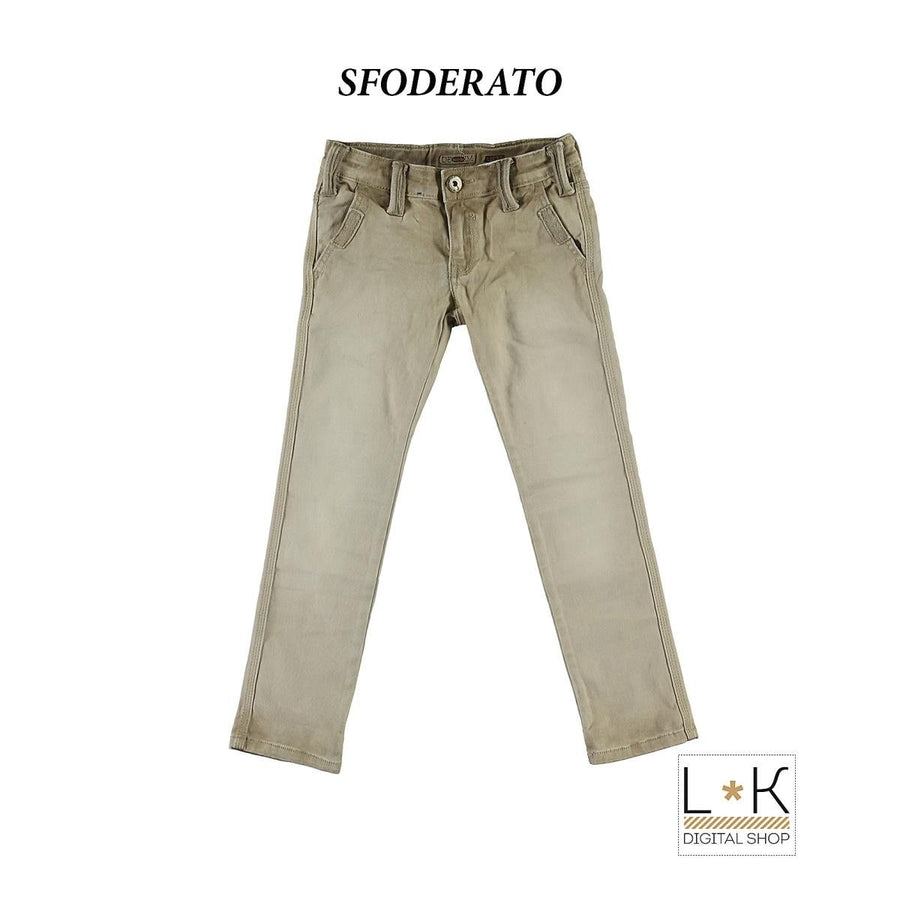 Pantalone 5 Tasche Bambino Beige Sarabanda N360 - SARABANDA - LuxuryKids