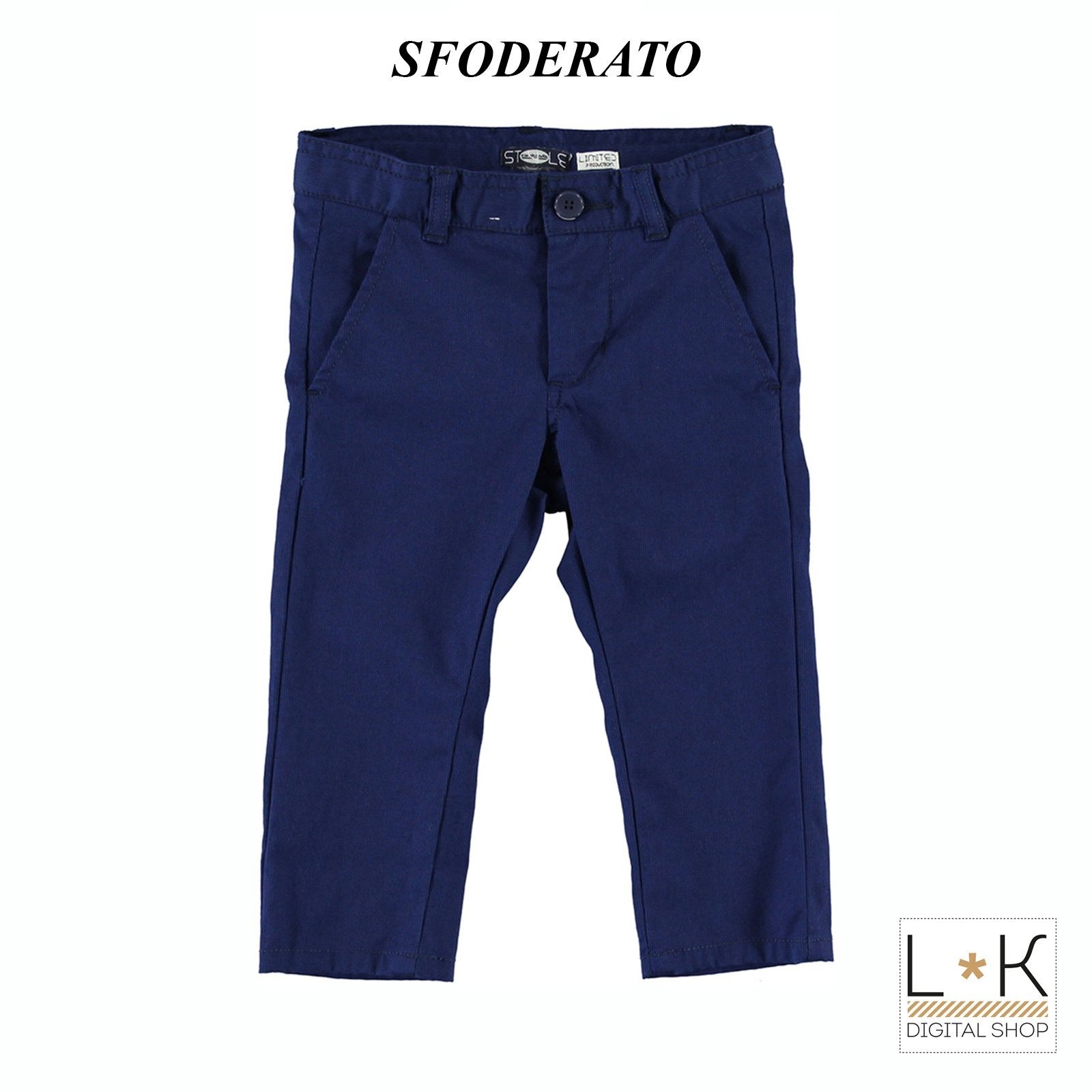 Pantalone a Tinta Unita Neonato Sarabanda Q152 - SARABANDA - LuxuryKids