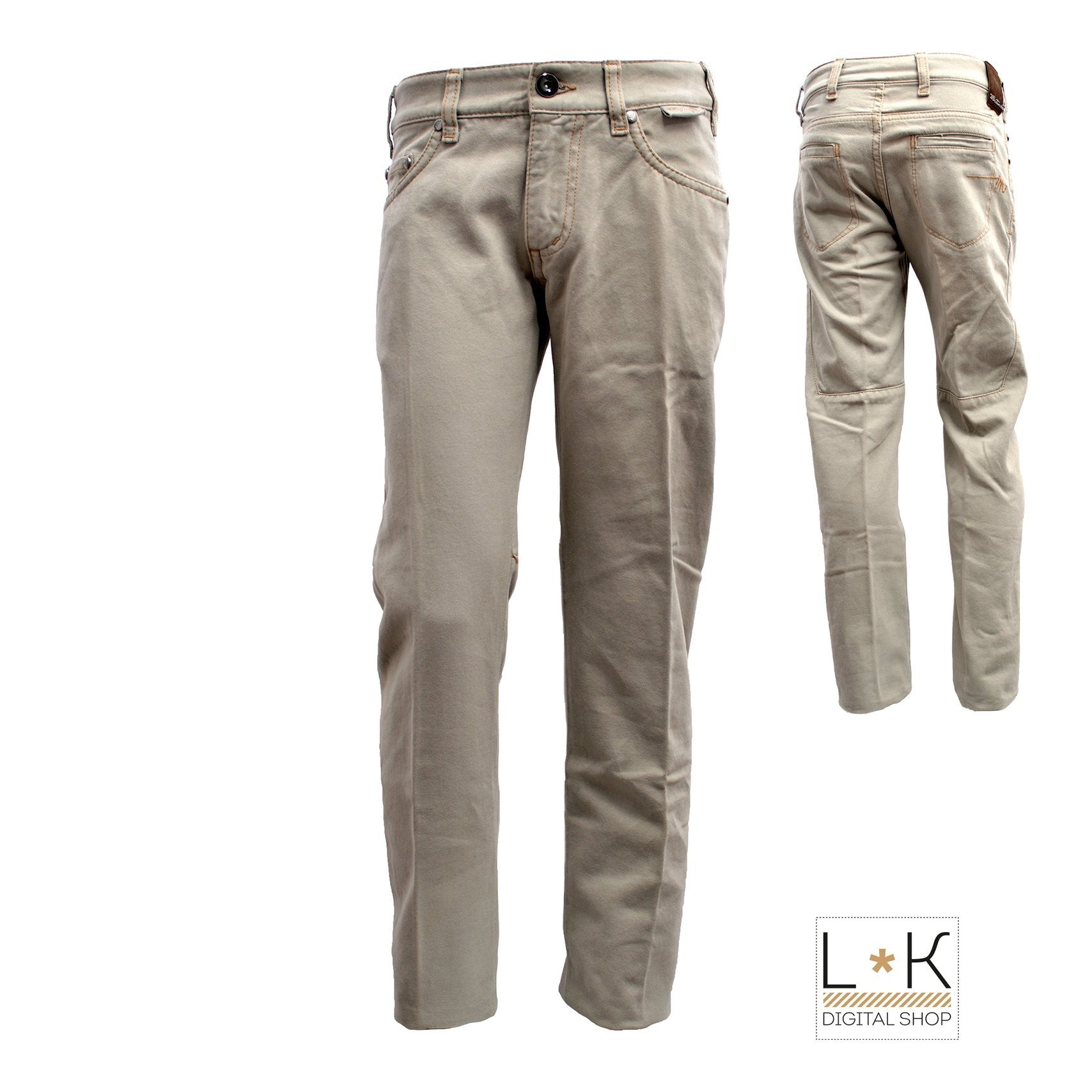 Pantalone Beige in Tinta Unita Neonato Betwoin OXFOERD - BETWOIN - LuxuryKids