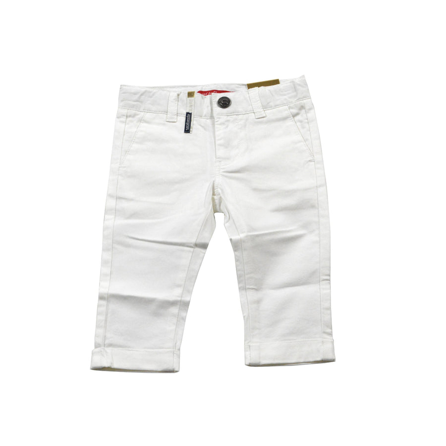 Pantalone Bianco in Tinta Unita Bambino Sarabanda M150 - SARABANDA - LuxuryKids