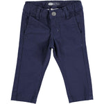 Pantalone Cotone Slim Fit  Blu Neonato Sarabanda U150 - SARABANDA - LuxuryKids