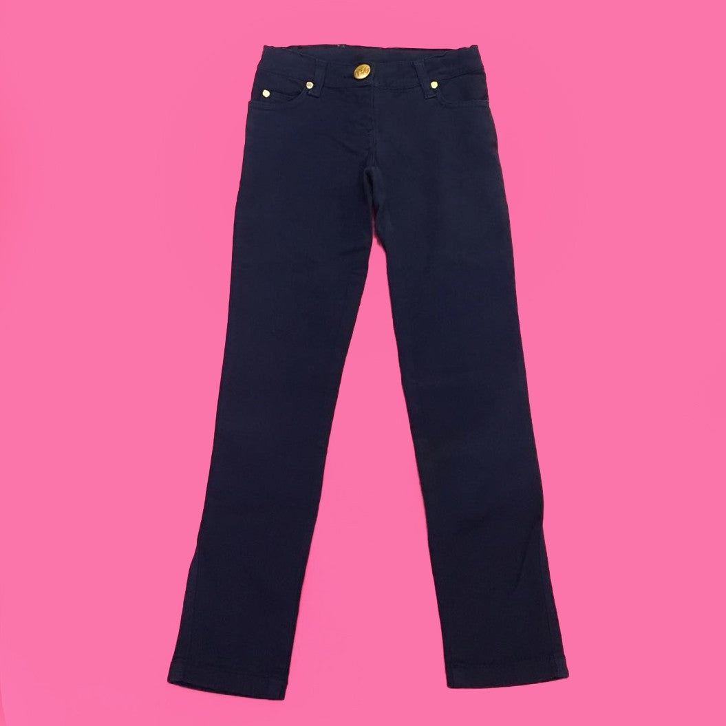 Pantalone in Caldo Cotone Blu Bambina Fix Design FC6100 - FIX DESIGN - LuxuryKids