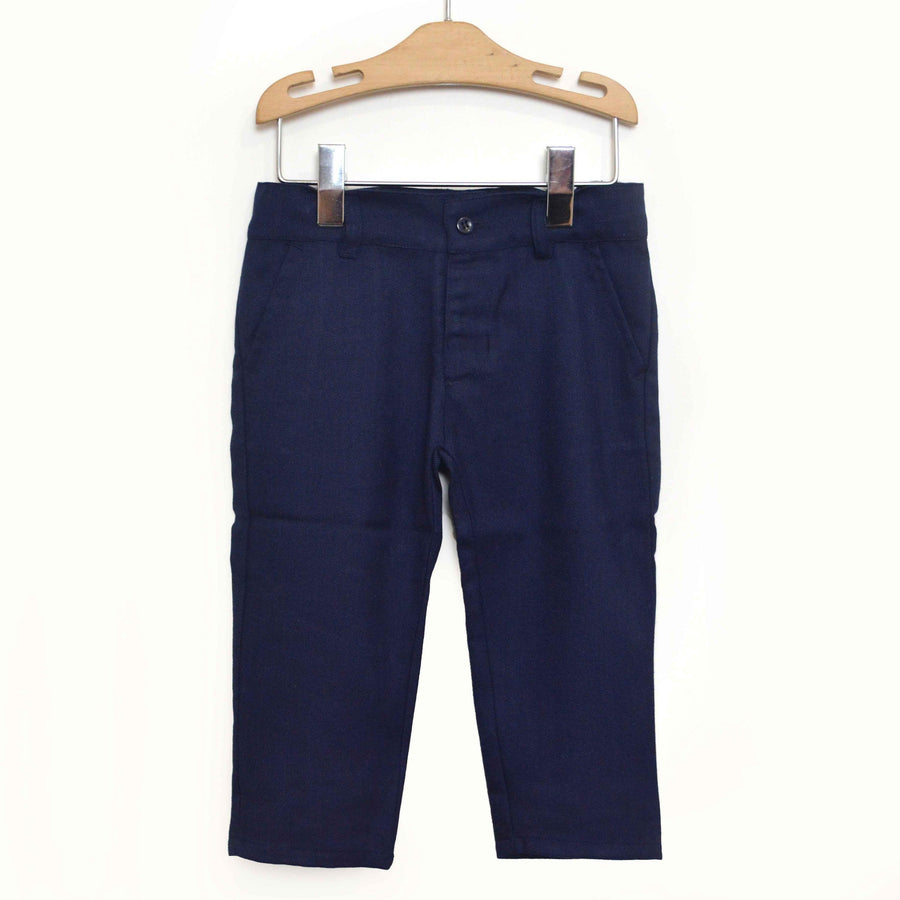 Pantalone in Caldo Cotone Blu Tasche America Per Bambino Dr.Kids 568 - DR.KID - LuxuryKids