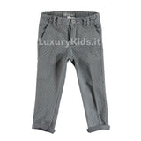 Pantalone in Caldo Cotone Grigio a Pois Bambino Sarabanda V151 - SARABANDA - LuxuryKids