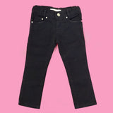 Pantalone in Caldo Cotone Modello Slim Fit Blu Bambina Fracomina FM12FWB4440 - FRACOMINA - LuxuryKids
