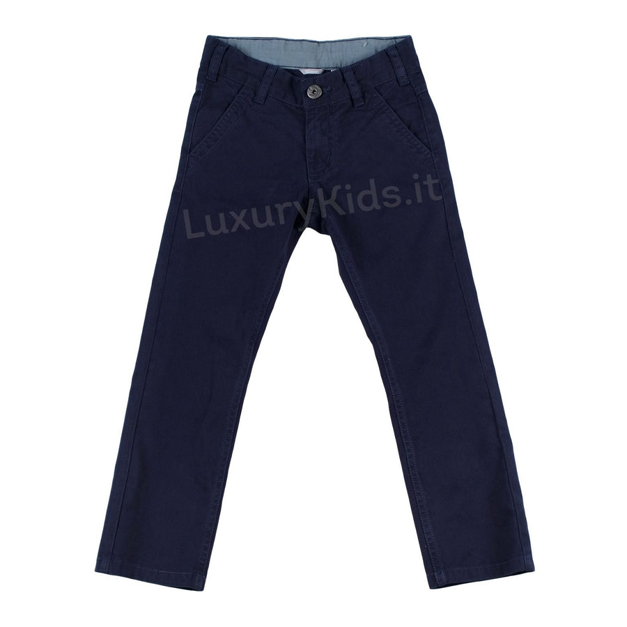 Pantalone in Cotone 5 Tasche Bambino Blu Sarabanda F704 - SARABANDA - LuxuryKids