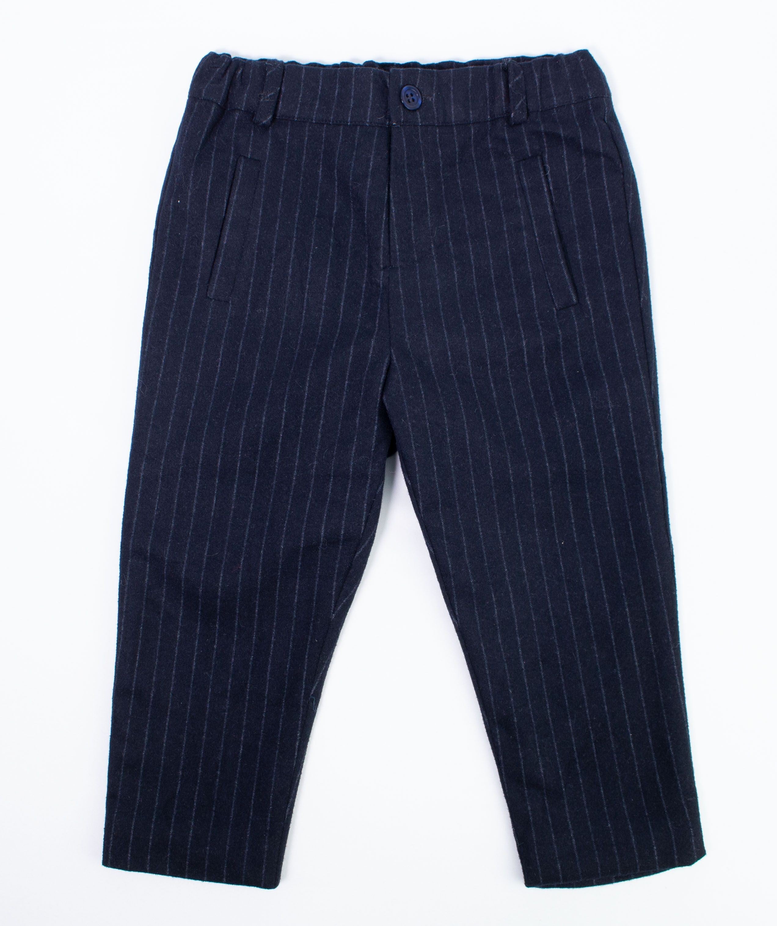 Pantalone in Panno a Righe Neonato Nero Patachou 2133528 - PATACHOU - LuxuryKids