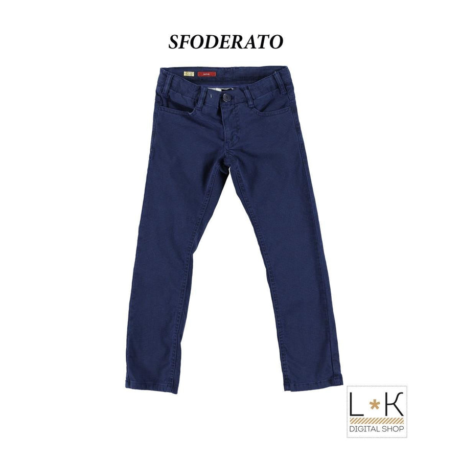Pantalone in Piedipull Blu Bambino Sarabanda N363 - SARABANDA - LuxuryKids