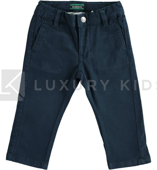 Pantalone In Twill Di Cotone Slim Fit Bambino Sarabanda K150 - SARABANDA - LuxuryKids