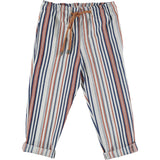 Pantalone Lungo In Misto Lino A Righe Bambino MANUELL&FRANK MF1194B - MANUELL&FRANK - LuxuryKids