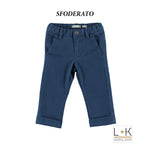 Pantalone Slim 5 Tasche Blu Neonato Sarabanda N150 - SARABANDA - LuxuryKids