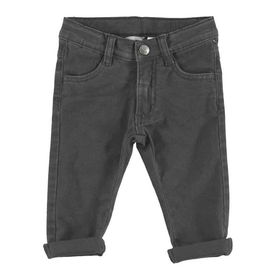 Pantalone Slim 5 Tasche Grigio Neonato Sarabanda T831G - SARABANDA - LuxuryKids
