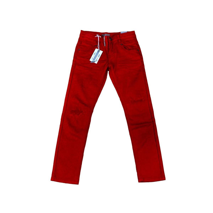 Pantalone Slim 5 Tasche Rosso Bambino Sarabanda T365 - SARABANDA - LuxuryKids
