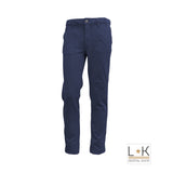 Pantalone Slim Blu Cobalto Tinta Unita Neonato Jeckerson 6XPP95 - JECKERSON - LuxuryKids