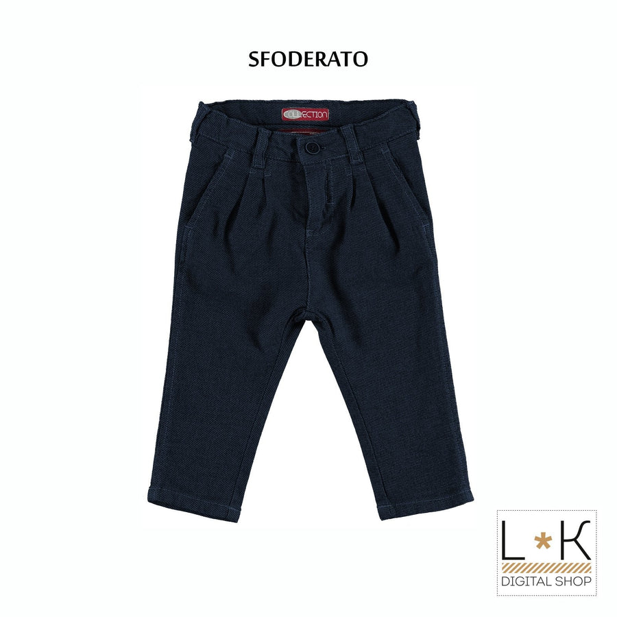 Pantalone Slim Tasche America Blu Bambino Sarabanda R162 - SARABANDA - LuxuryKids