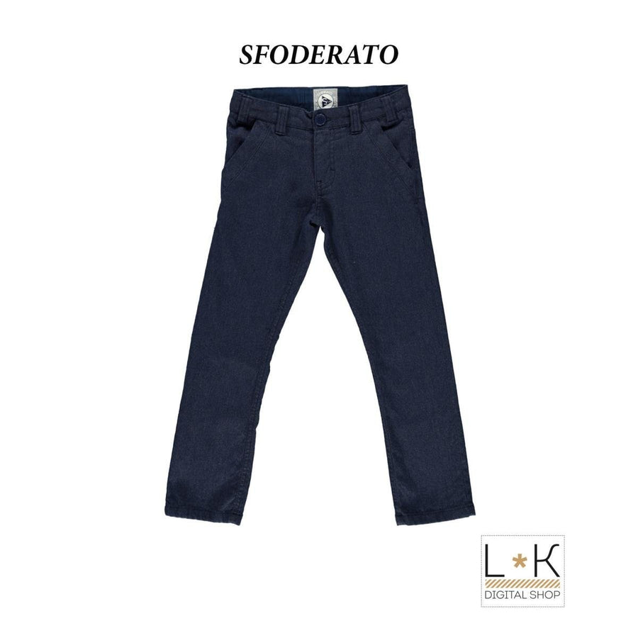 Pantalone Tasche America Grigio Bambino Sarabanda H355 - SARABANDA - LuxuryKids