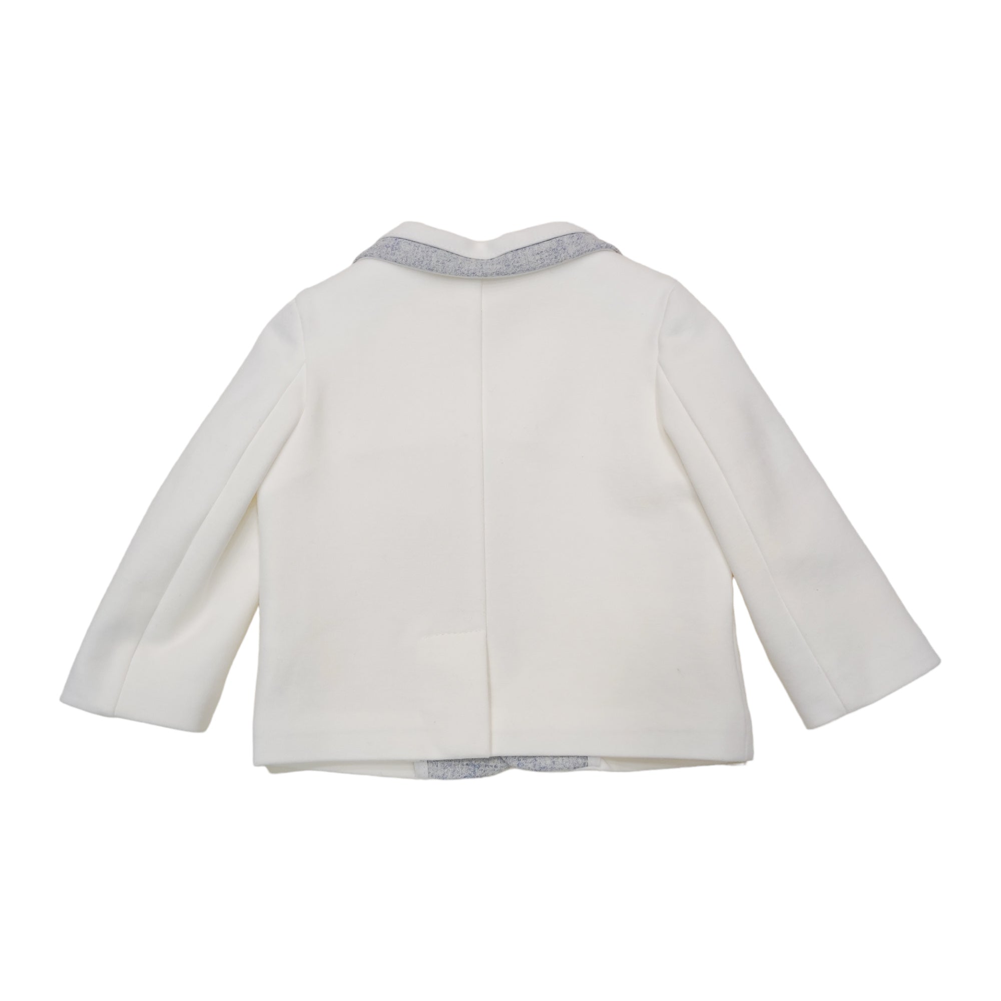 Completo con Giacca Elegante Cerimonia Neonato Bianco BUFI B1485 - BUFI - LuxuryKids