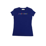 T-Shirt Bambina Blu Jeckerson 7DMV20 - JECKERSON - LuxuryKids