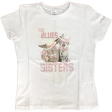 T-Shirt con Stampa e Strass Bianco Bambina One Love 02J107 - ONE LOVE - LuxuryKids
