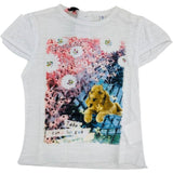 T-Shirt con Stampa Neonata Bianco Sarabanda E561 - SARABANDA - LuxuryKids