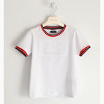 T-shirt in jersey con grafica in rilievo per Bambino J008 - SARABANDA - LuxuryKids