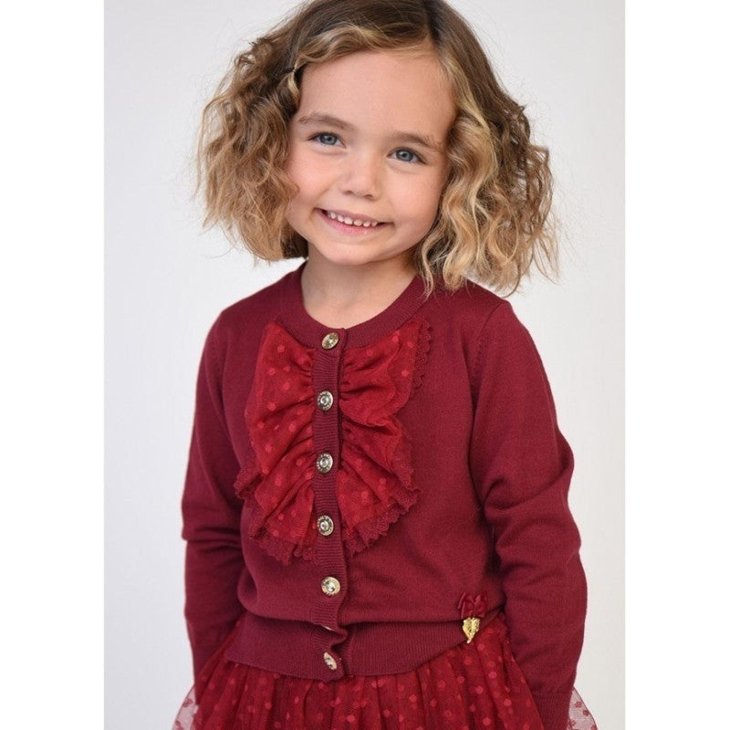 Cardigan in maglia bambina Rosato Cardigan in maglia bambina Rosato