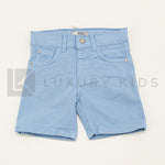 Pantalone Corto In Cotone Elasticizzato In Tinta Unita Neonato Dr Kid DK505 - DR.KID - LuxuryKids
