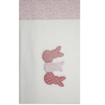Coperta Imbottita Sfoderabile In Caldo Cotone Panna Rosa Neonata Tema Coniglietta NINNAOH I21COP18I - NINNAOH - LuxuryKids
