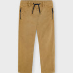 Pantalone Lungo In Caldo Cotone Jogger Slim Fit Beige Bambino MAYORAL 4561 - MAYORAL - LuxuryKids