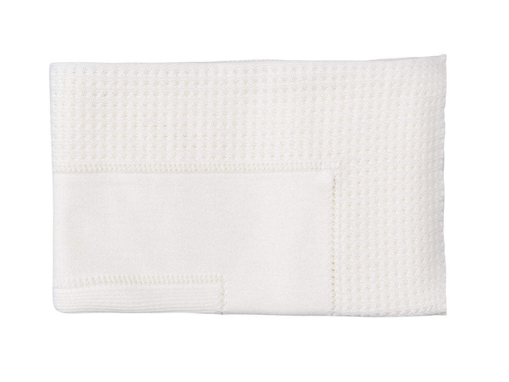 Copertina In Caldo Cotone Corredino Panna Neonati Granlei 2553 - LuxuryKids - LuxuryKids