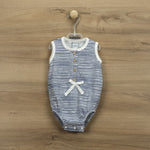 Body Giro Manica Fantasia A Righe In Cotone Unisex BABIDU 12246 - BABIDU - LuxuryKids