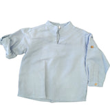 Camicia In Misto Lino Manica Lunga Con Tasche Neonato COCOTE 41086 - COCOTE - LuxuryKids