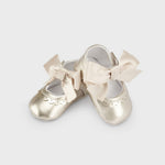 Scarpe Da Culla Con Fiocco Modello Ballerina Neonata MAYORAL 9571 - MAYORAL - LuxuryKids