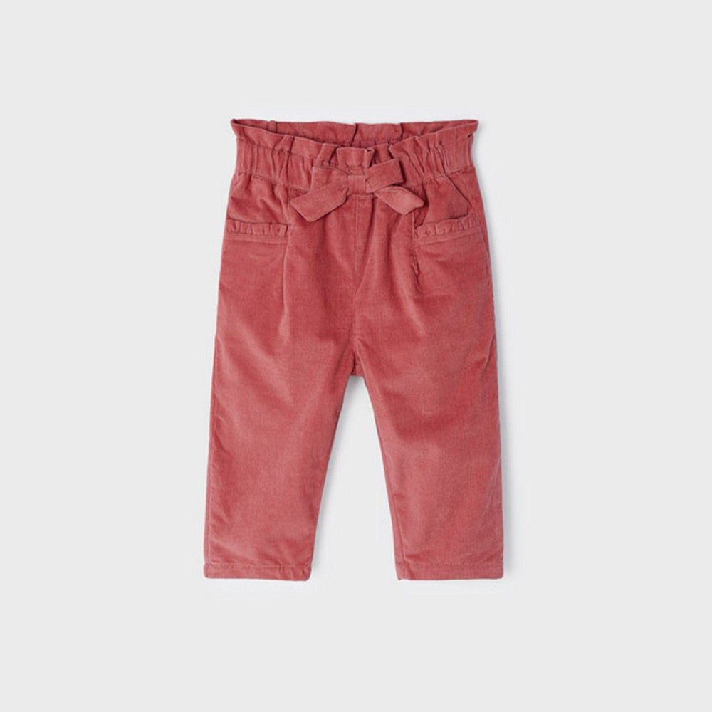 Pantalone Slouchy Fit In Velluto Neonata MAYORAL 2541 - MAYORAL - LuxuryKids