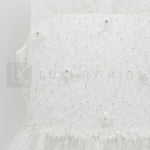 Abito Bambina Cerimonia Elegante Principesco Bianco Sarah Louise 070022-02 - SARAH LOUISE - LuxuryKids